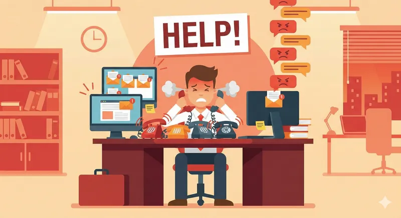The Problem: Overwhelmed In-House Support