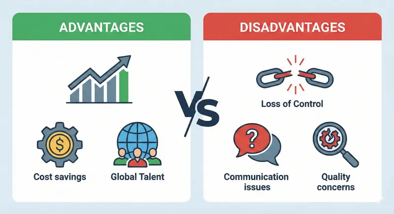 Advantages vs. Disadvantages of Outsourcing