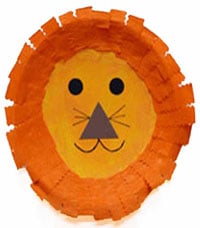 Art-Craft-Paper-Plate-Lion